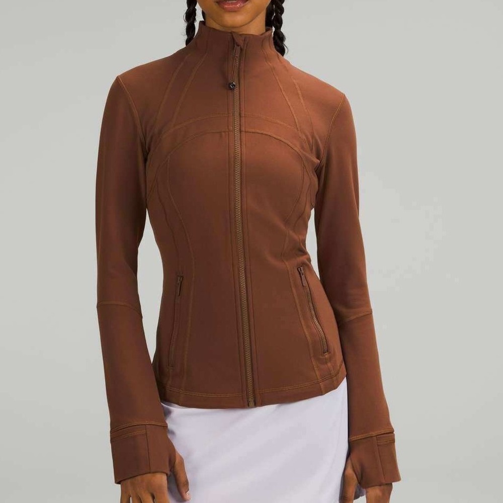 Lululemon Women's‎ Brown Define Luon Full Zip Jacket Athleisure Workout Casual